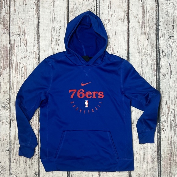Philadelphia 76ers NBA Basketball Hoodie Sweatshirt Youth Boys Nike - Picture 1 of 3